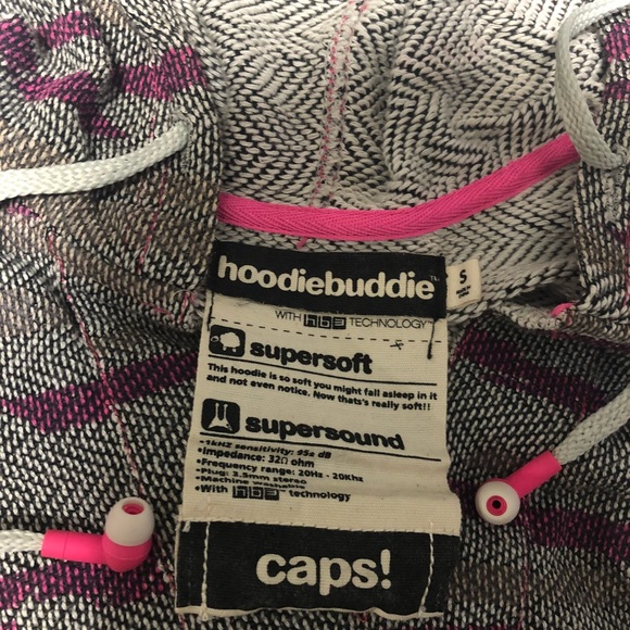 Hoodiebuddie sweatshirt with headphones - Picture 4 of 4